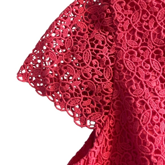 NWT Talbots Elegant Pink Lace Dress size 12P - Picture 4 of 6